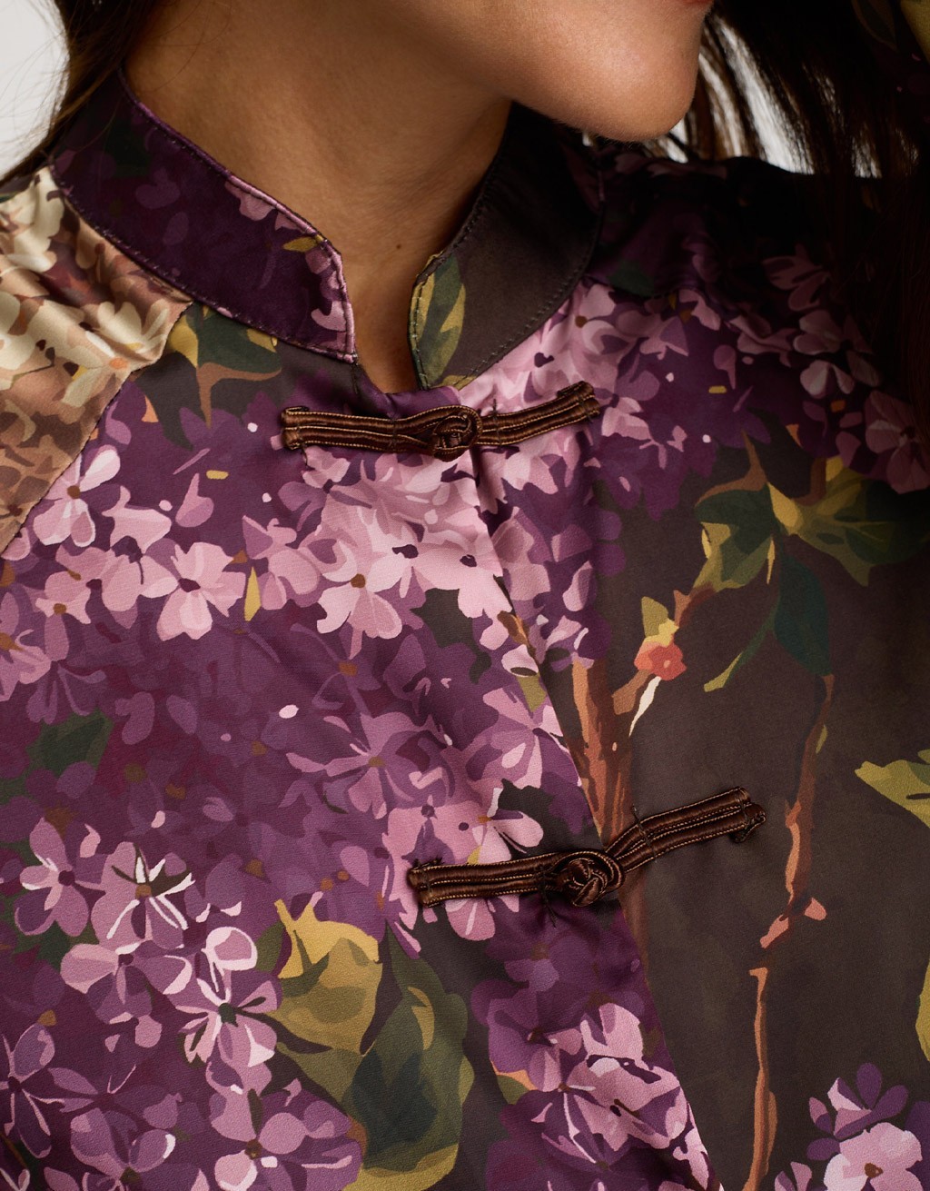Camicia Raso Fantasia Alamari
