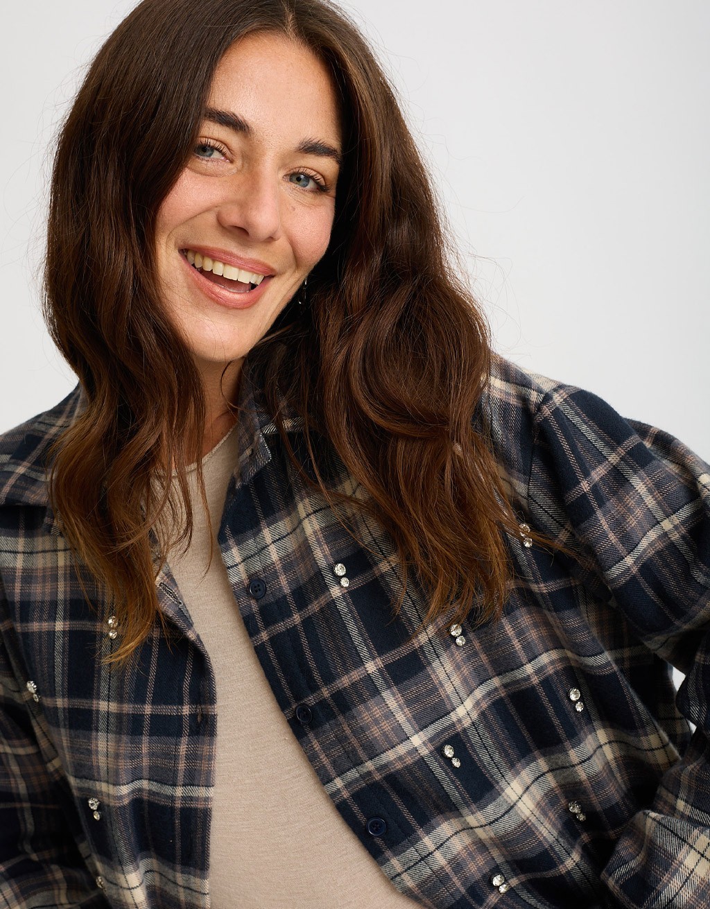 Giacca Camicia Panno Quadro Castoni