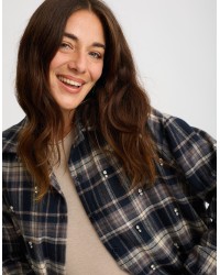 Giacca Camicia Panno Quadro Castoni