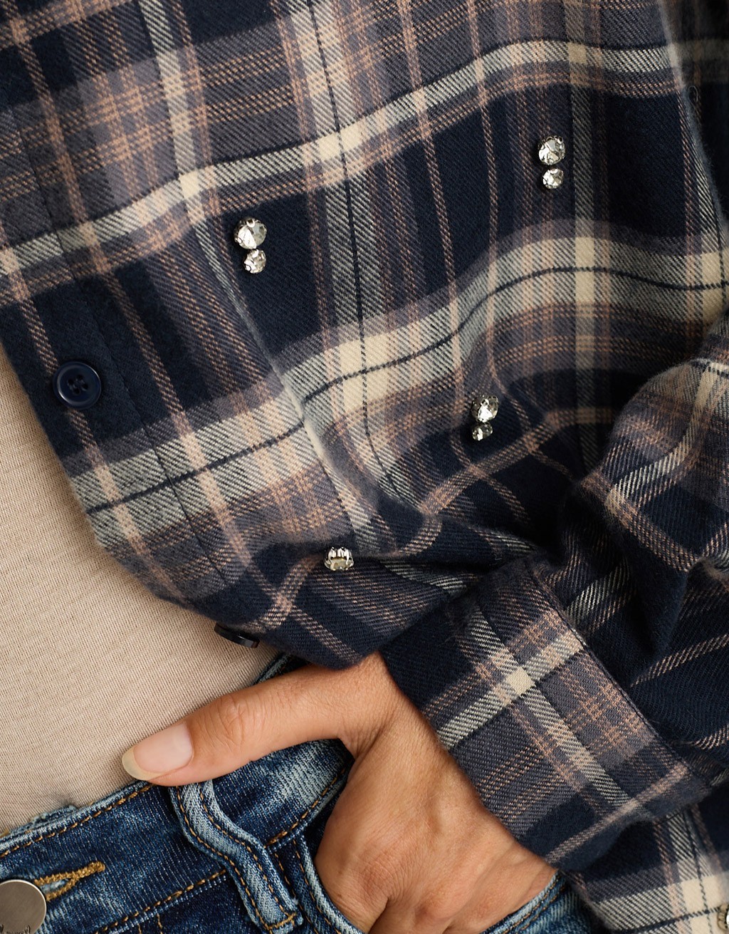 Giacca Camicia Panno Quadro Castoni