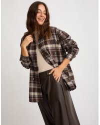 Giacca Camicia Panno Quadro Castoni