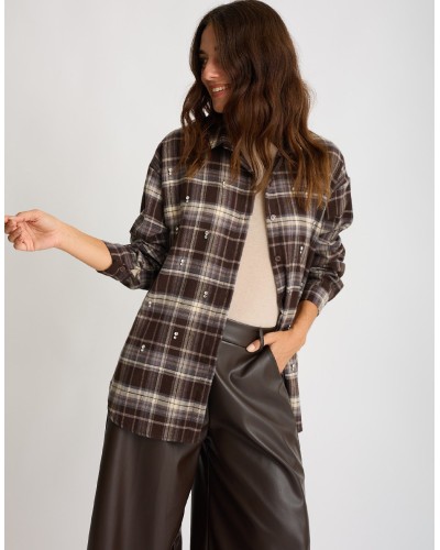Giacca Camicia Panno Quadro Castoni