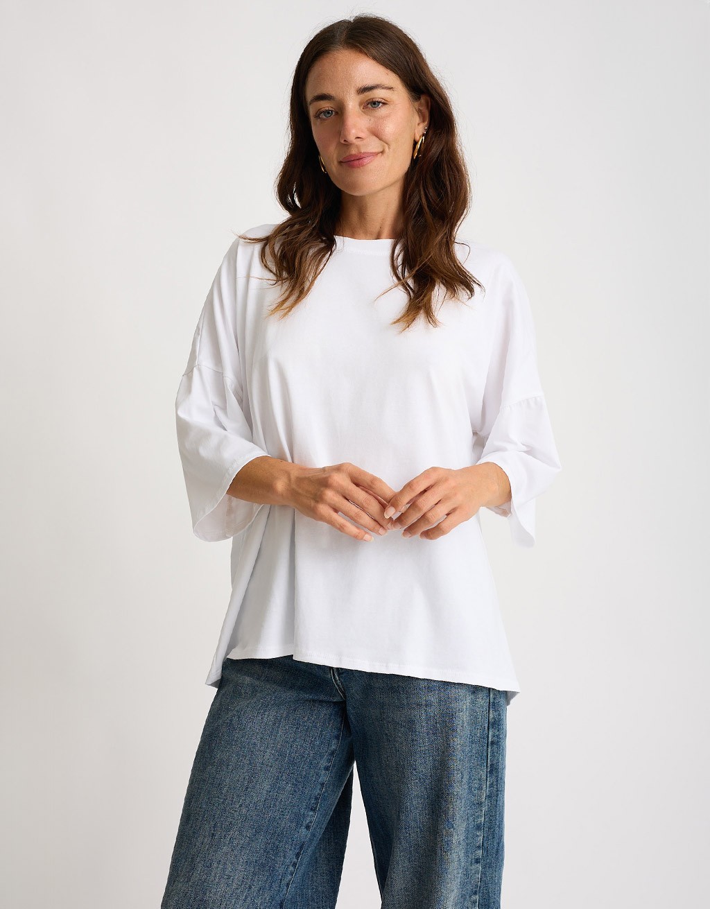 T-shirt over Inserto Cuore Pizzo