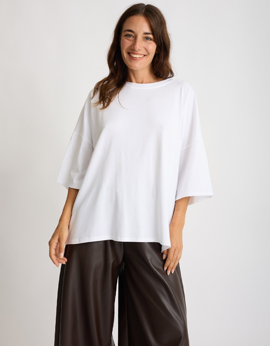 T-shirt over Inserto Cuore Pizzo