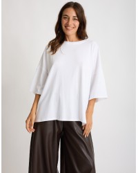 T-shirt over Inserto Cuore Pizzo