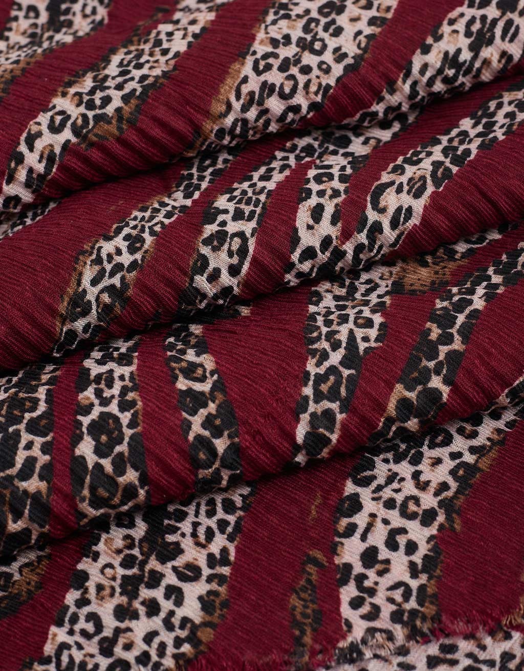Sciarpa Plissettata Animalier