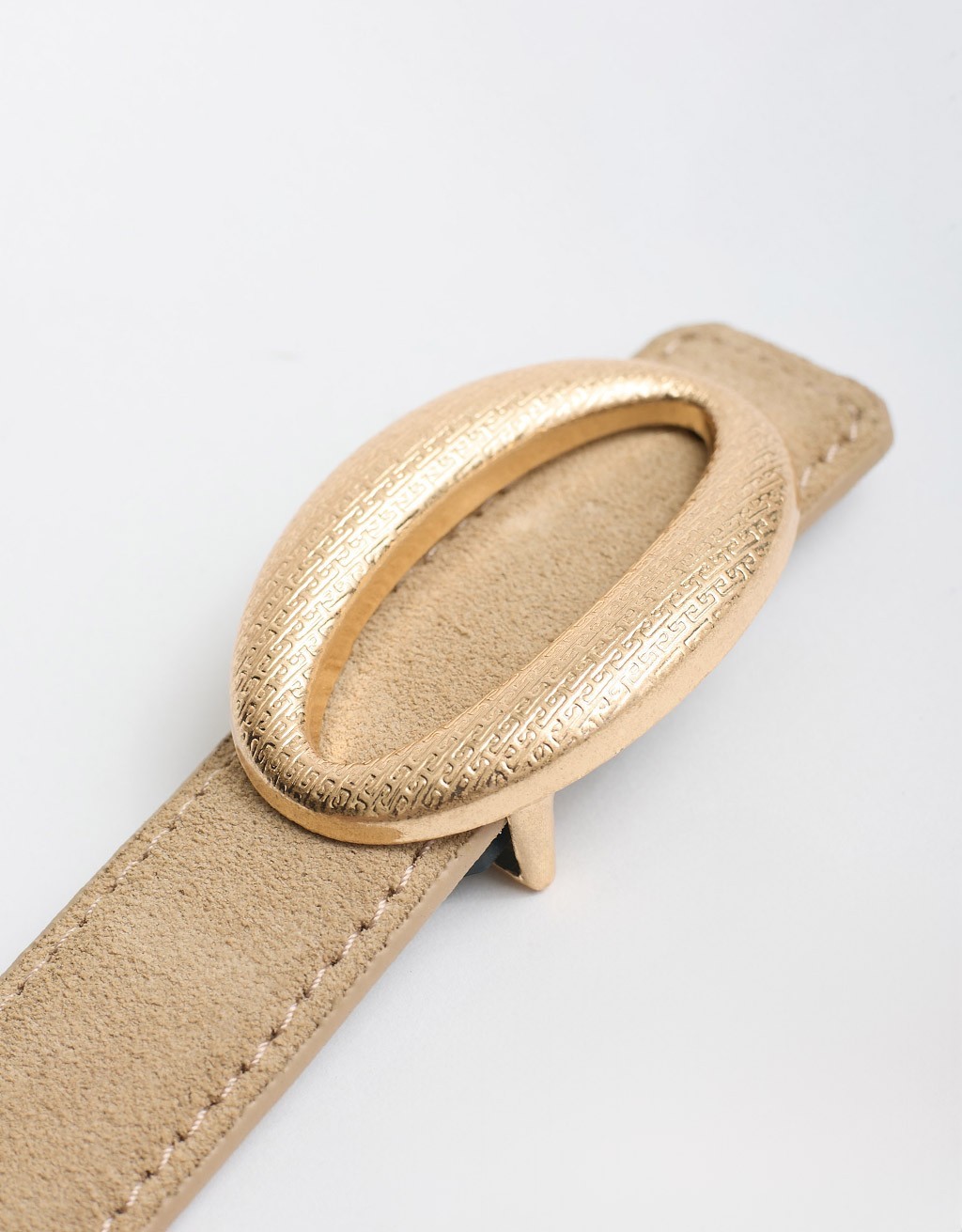 Cintura Pelle Fibbia Anello