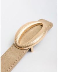 Cintura Pelle Fibbia Anello