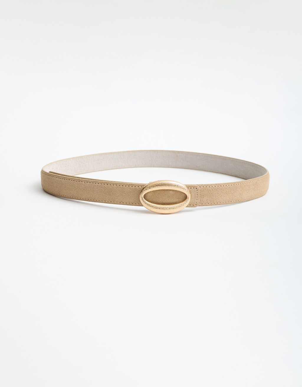 Cintura Pelle Fibbia Anello