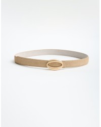 Cintura Pelle Fibbia Anello