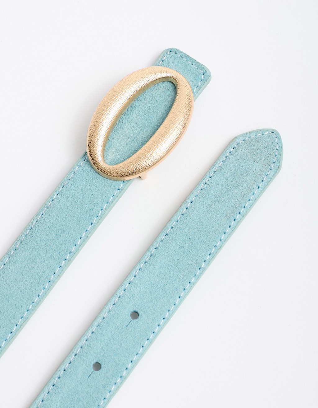 Cintura Pelle Fibbia Anello