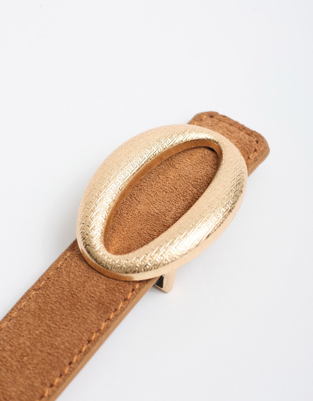 Cintura Pelle Fibbia Anello