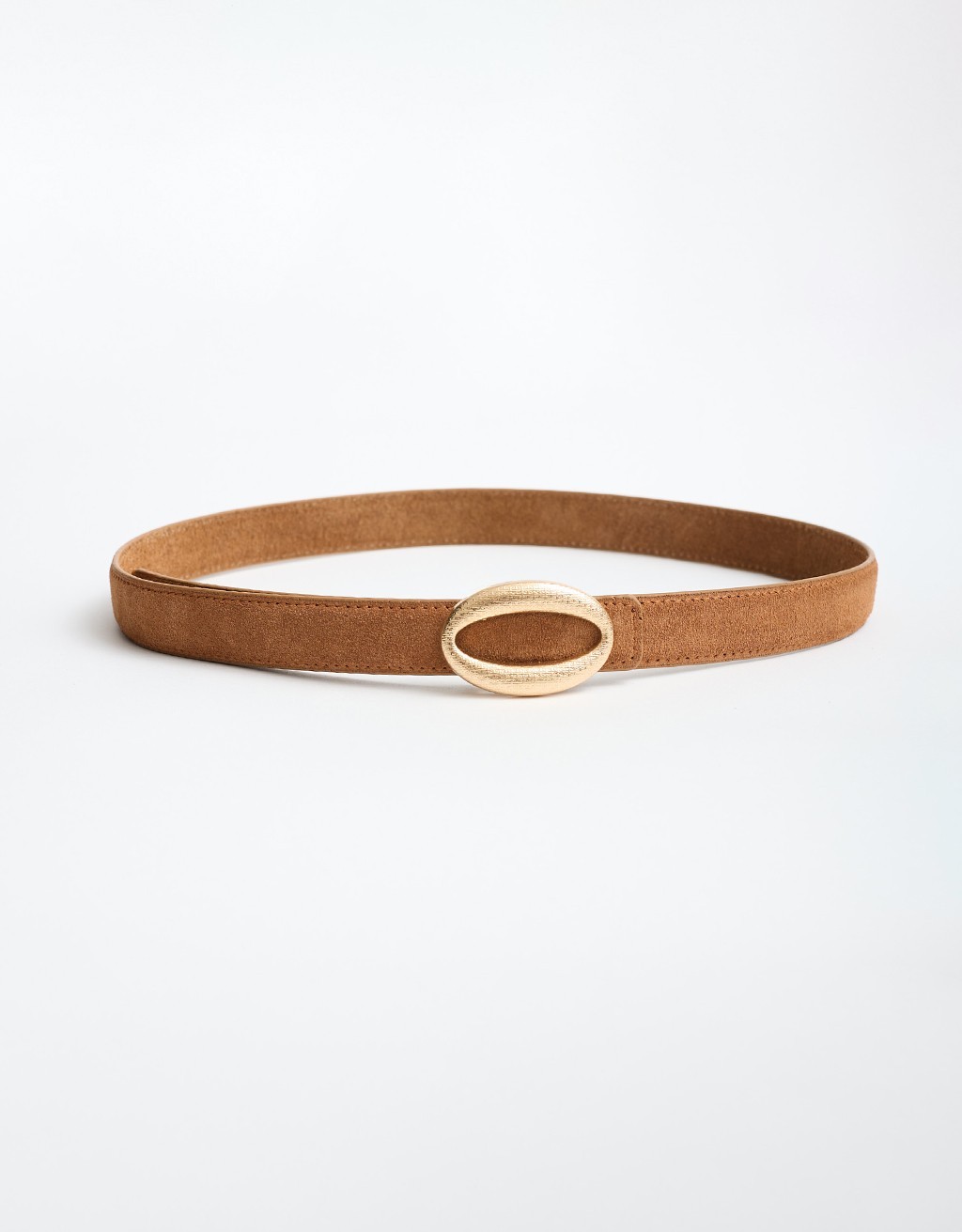 Cintura Pelle Fibbia Anello