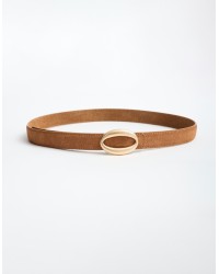 Cintura Pelle Fibbia Anello