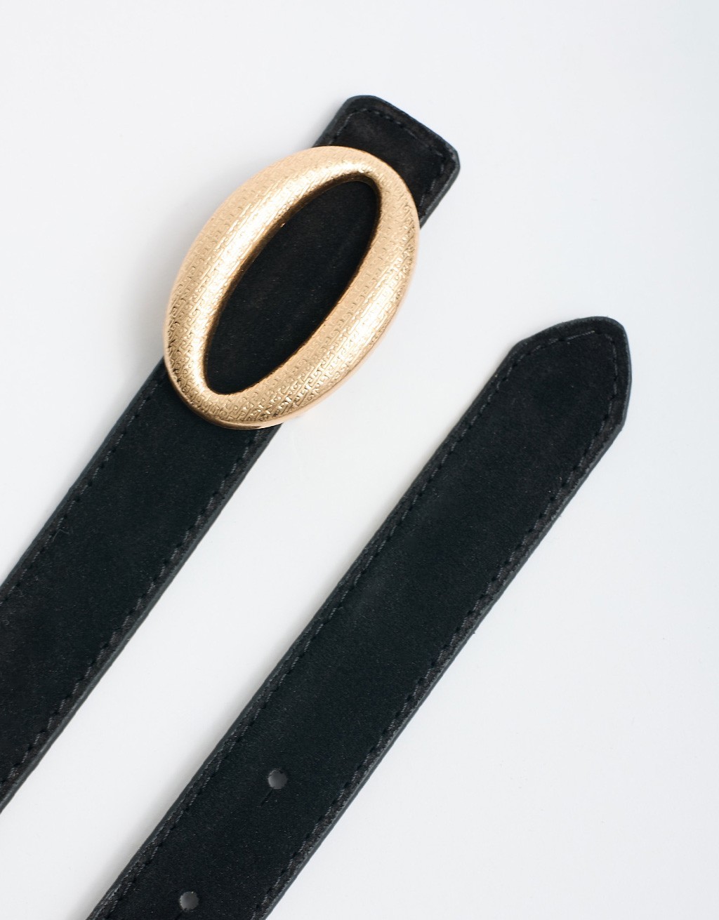 Cintura Pelle Fibbia Anello