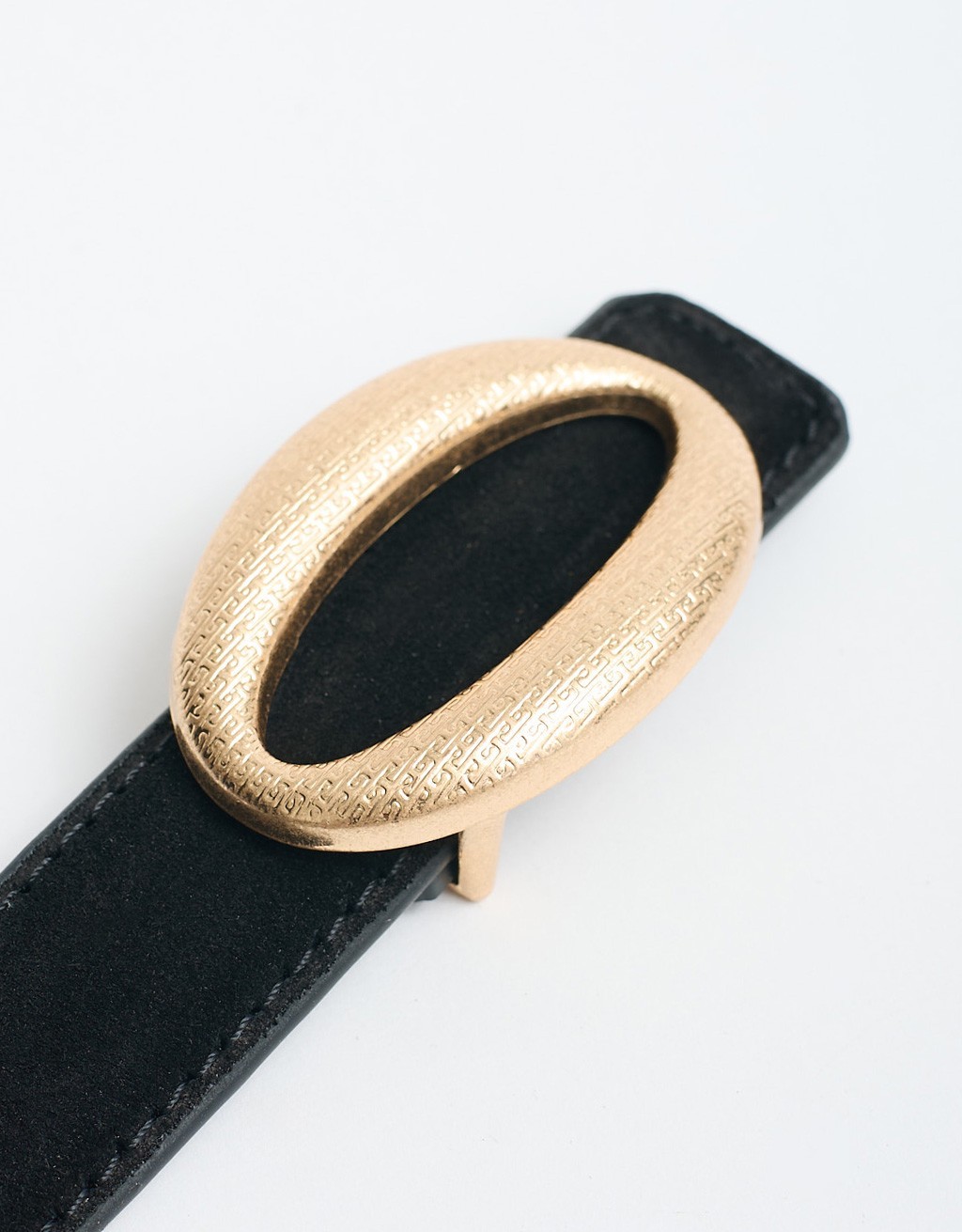 Cintura Pelle Fibbia Anello