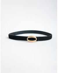 Cintura Pelle Fibbia Anello