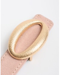 Cintura Pelle Fibbia Anello