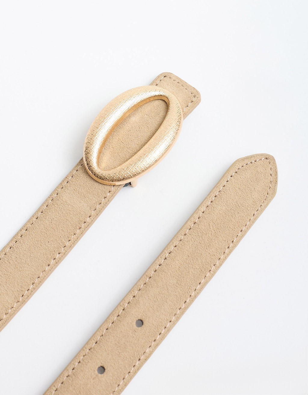 Cintura Pelle Fibbia Anello