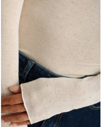 Maglietta Ultralight Cashmere Strass
