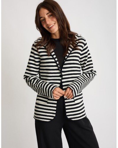 Giacca Maglia Righe