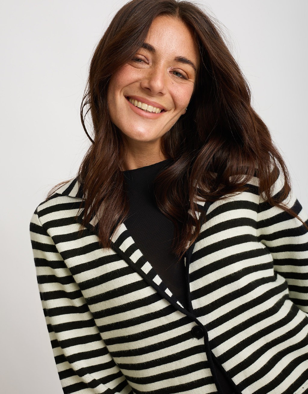 Giacca Maglia Righe