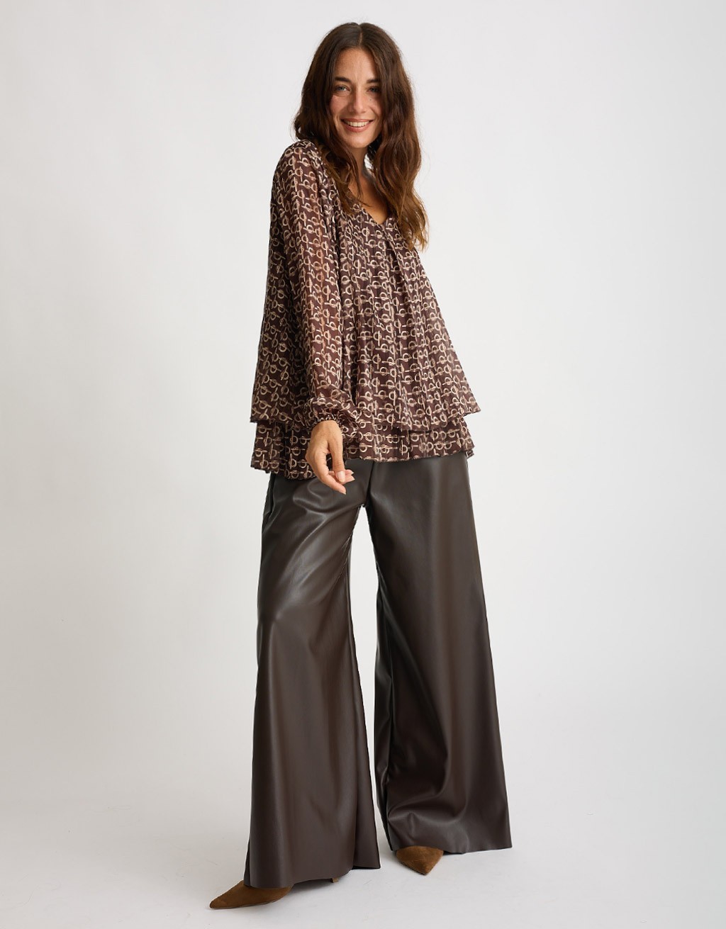 Camicetta Georgette Fantasia Lurex V