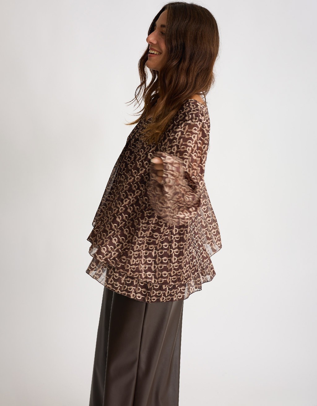 Camicetta Georgette Fantasia Lurex V