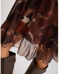 Abitino Georgette fantasia Incrocio