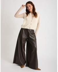 Gilet Melange Con Lana