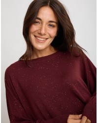 Maglioncino Over Micro Paillettes