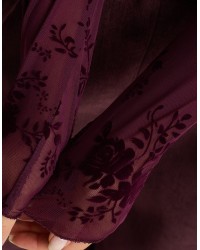 Camicia Tulle Floccata