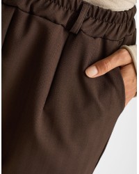 Pantalone Fluido Effetto Spinato