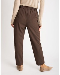 Pantalone Fluido Effetto Spinato