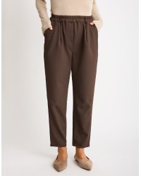 Pantalone Fluido Effetto Spinato
