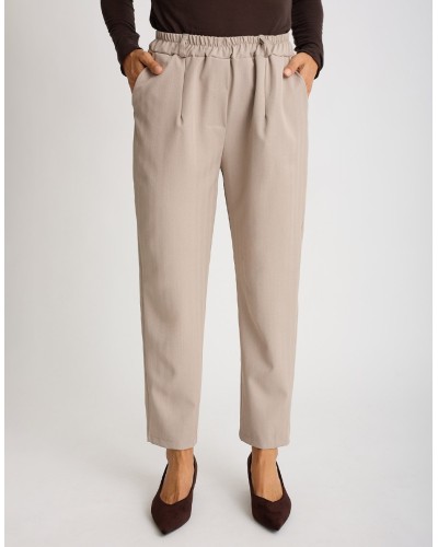 Pantalone Fluido Effetto Spinato