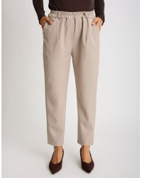 Pantalone Fluido Effetto Spinato
