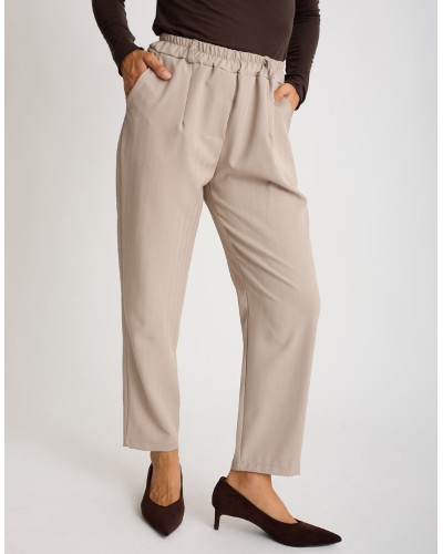 Pantalone Fluido Effetto Spinato