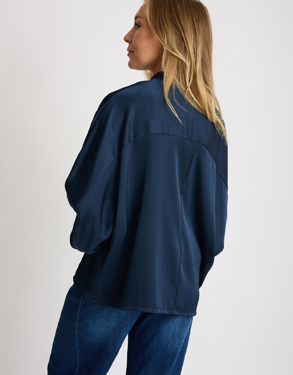 Camicia Raso Pesante Over Alamari