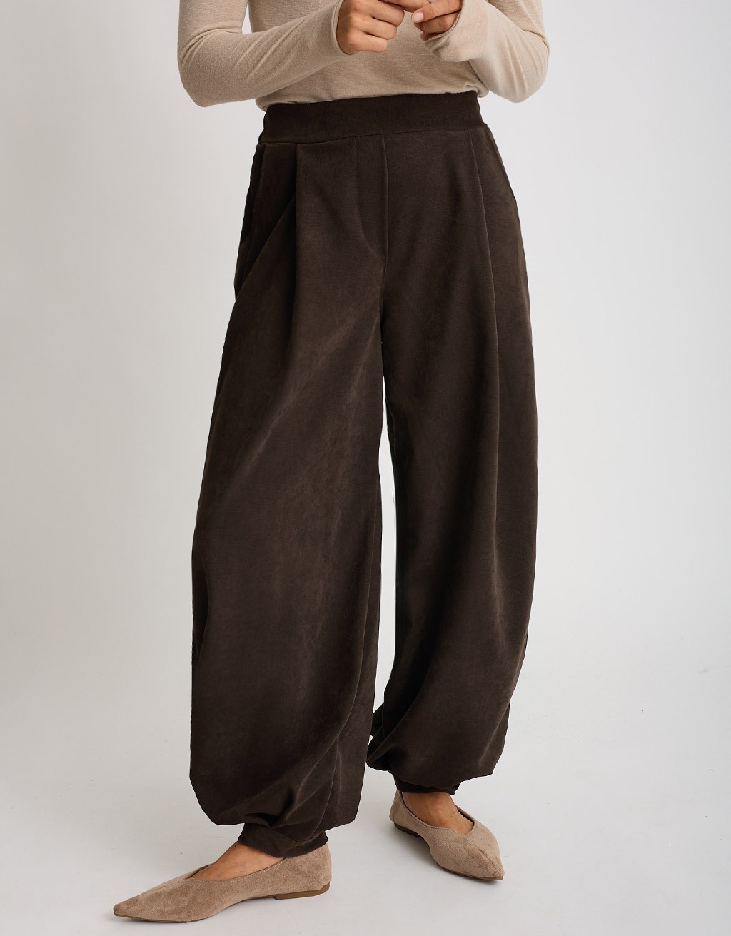 Pantalone Baloon  Mano Pesca Bottone Caviglia