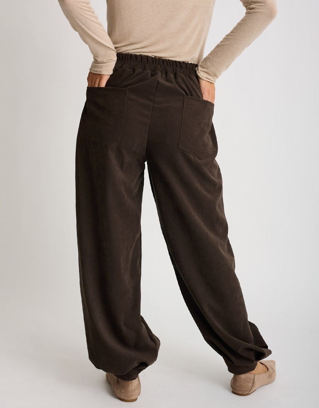 Pantalone Baloon  Mano Pesca Bottone Caviglia