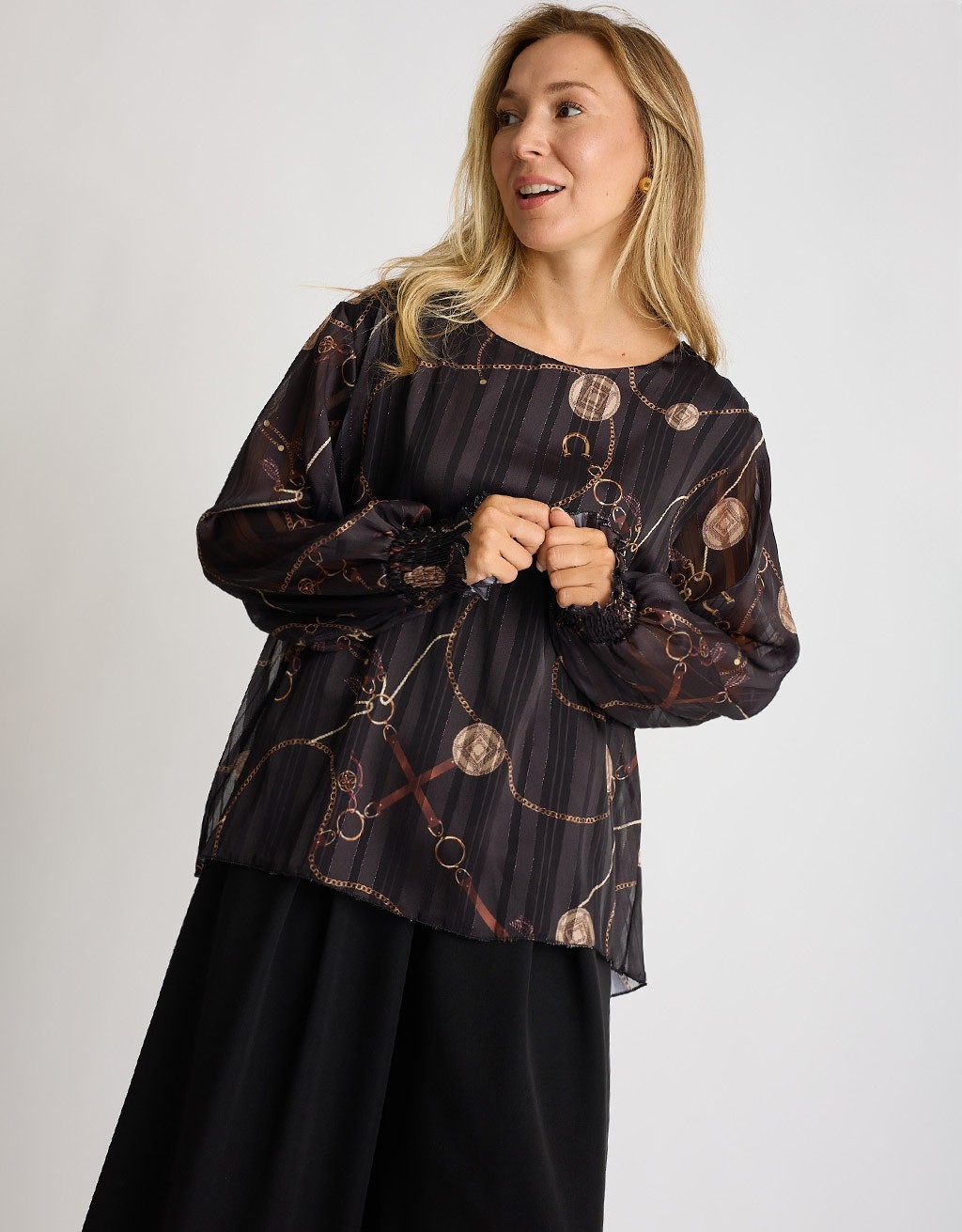 Camicetta Fantasia Catene Lurex