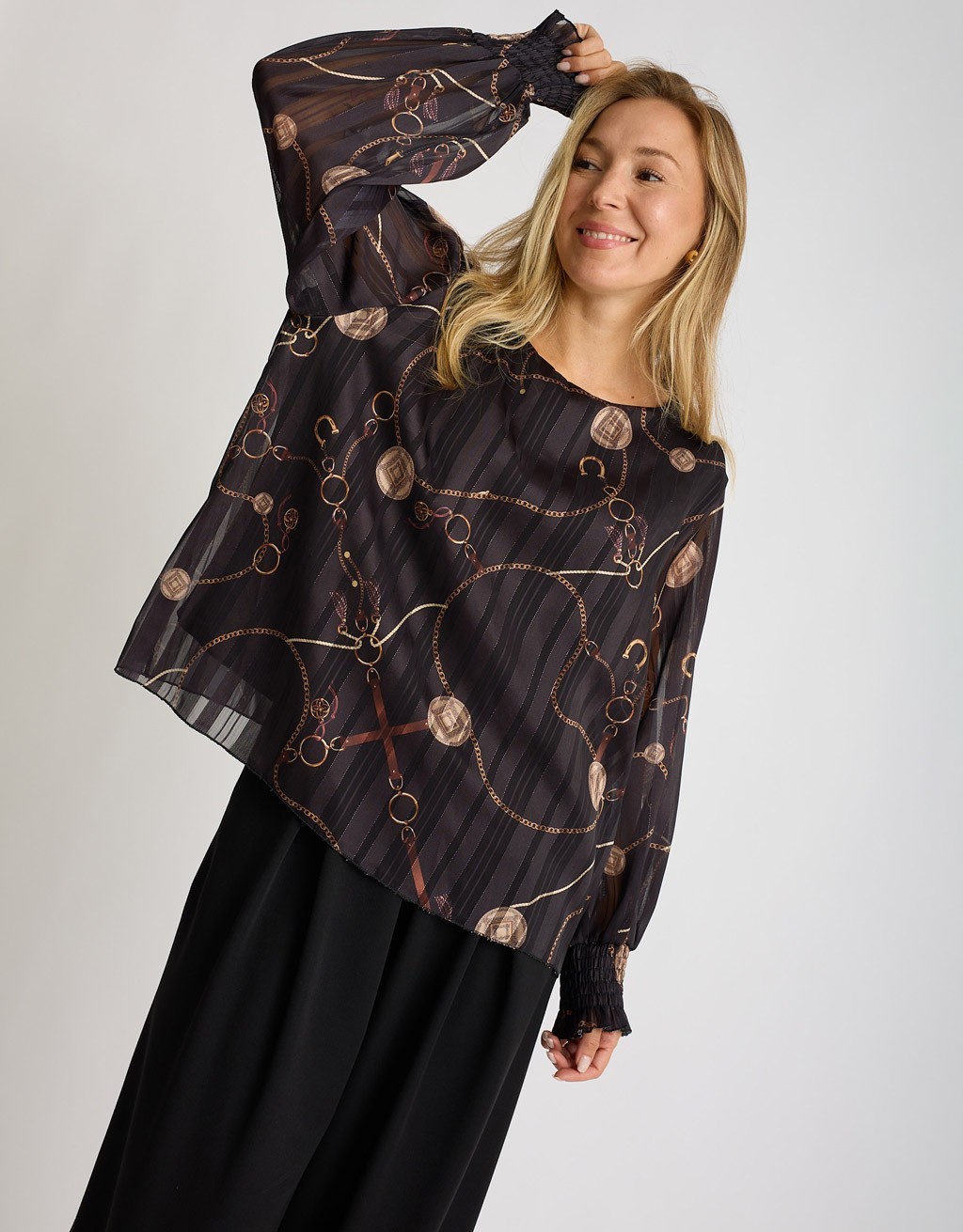 Camicetta Fantasia Catene Lurex