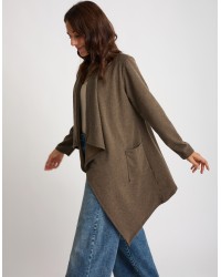 Cardigan Maglia Costine Punte