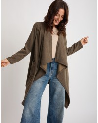 Cardigan Maglia Costine Punte