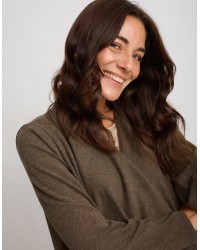 Cardigan Maglia Costine Punte