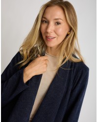 Cardigan Ciniglia Melange Punte