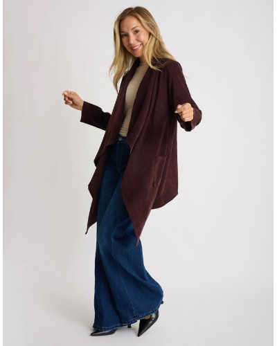 Cardigan Ciniglia Melange Punte