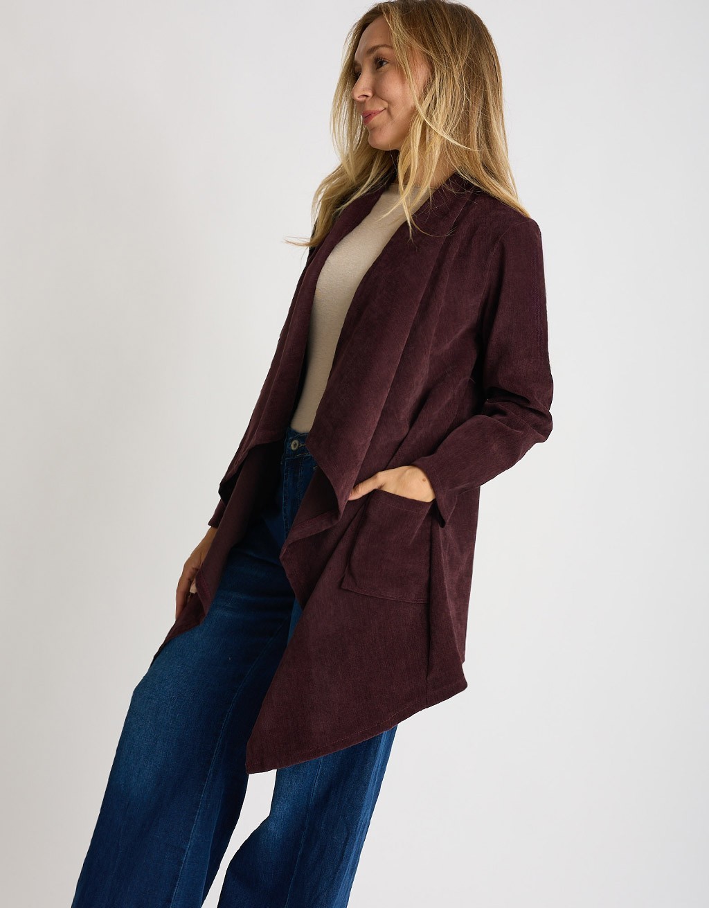 Cardigan Ciniglia Melange Punte