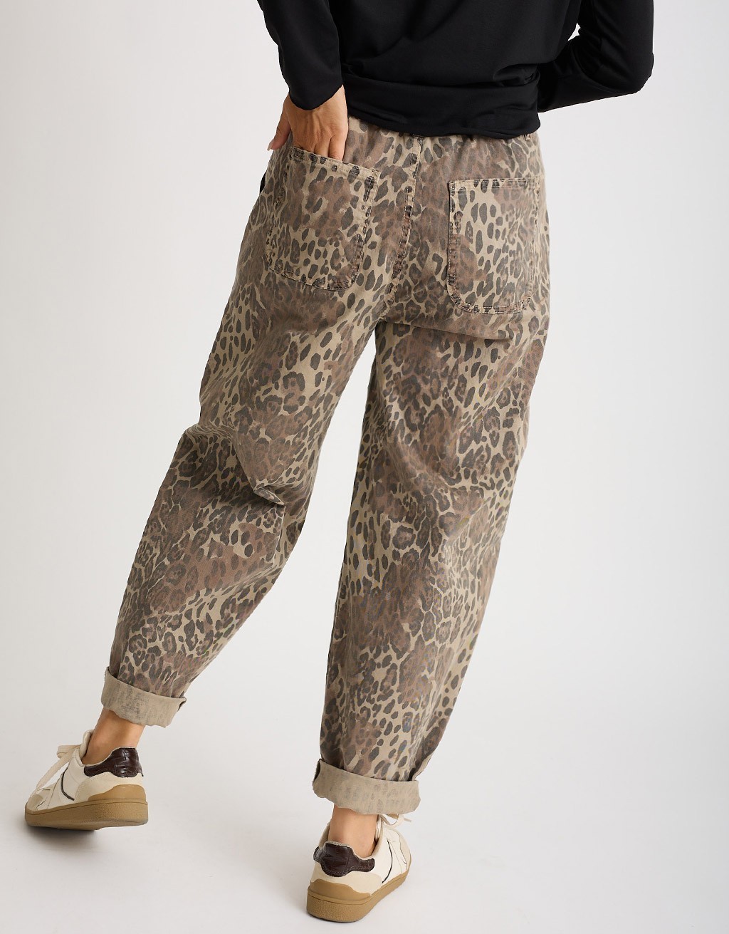 Pantalone Barrel Maculato